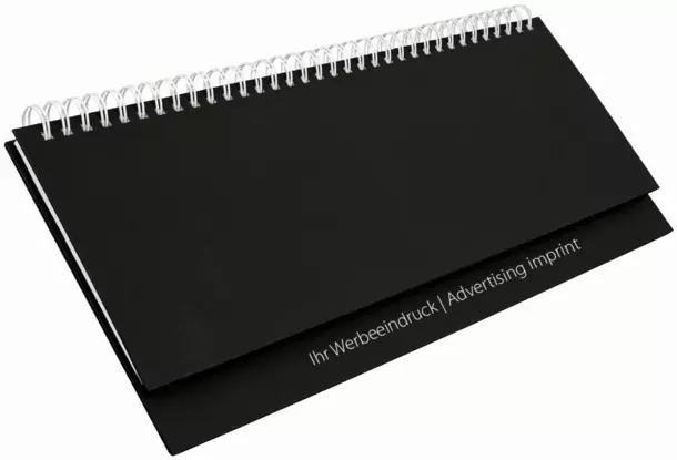 Tischquerkalender Professional Balaton schwarz blackline