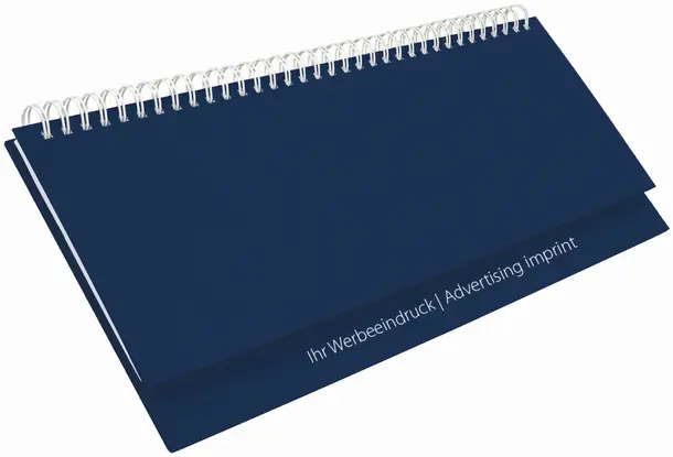 Tischquerkalender Professional Tizio dunkelblau blueline