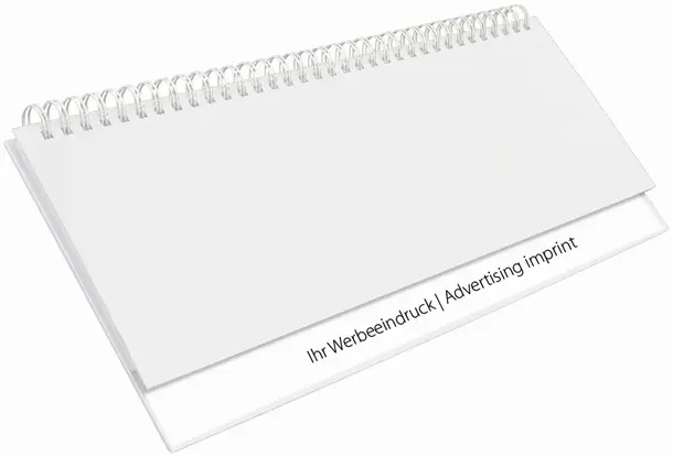 Tischquerkalender Professional Karton blackline
