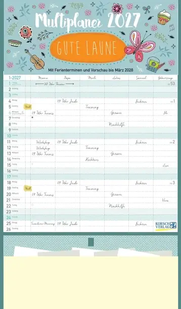 Gute Laune - Zetteltasche