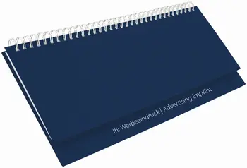 Tischquerkalender Professional Tizio dunkelblau blueline