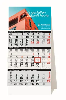 3-Monats-Tischkalender