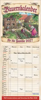 Bauernkalender für die Familie