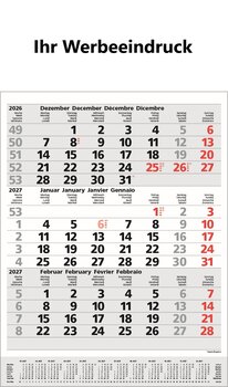 3-Monats-Planer Comfort Grau redline