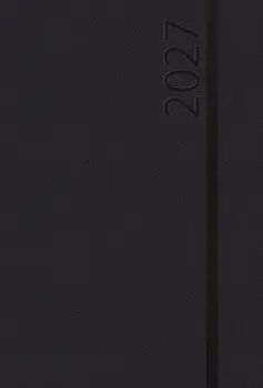 Wochentimer Spirale schwarz