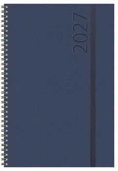 Wochentimer Spirale dunkelblau