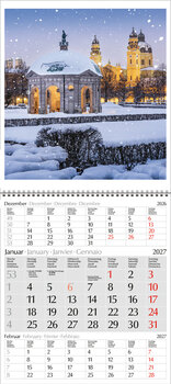 Deutschland Faltkalender