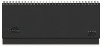 Tischquerkalender Edition Natur schwarz
